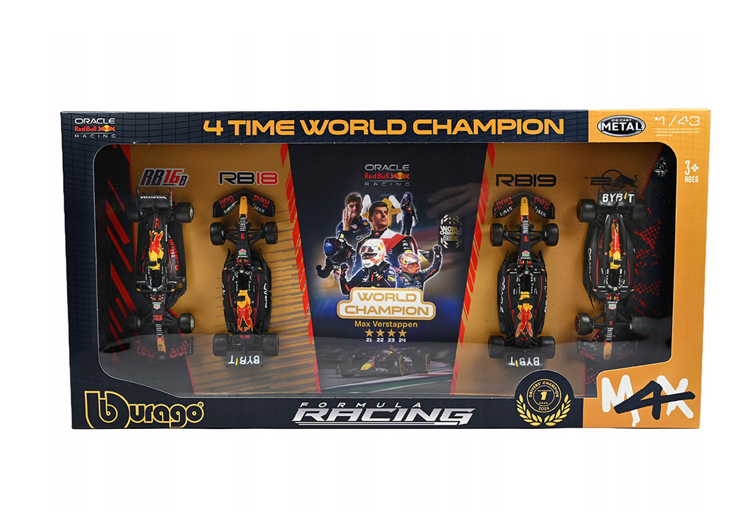 Coffret Verstappen red Bull (RB16B RB18 RB19 RB20)